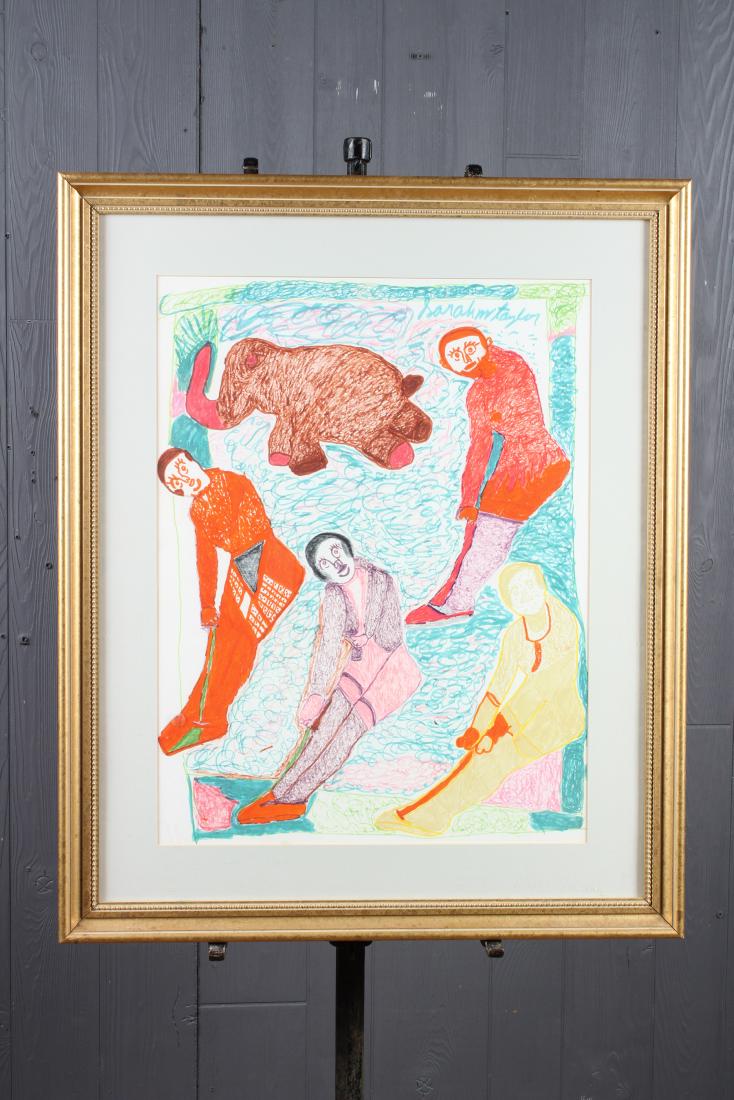 Sarah Mary Taylor Folk Art Drawing (1 of 3)