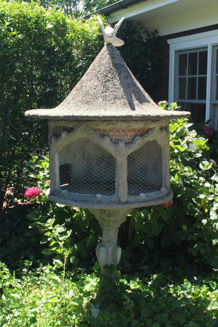 French Whimsical Faux Bois Bird Cage (1 of 4)