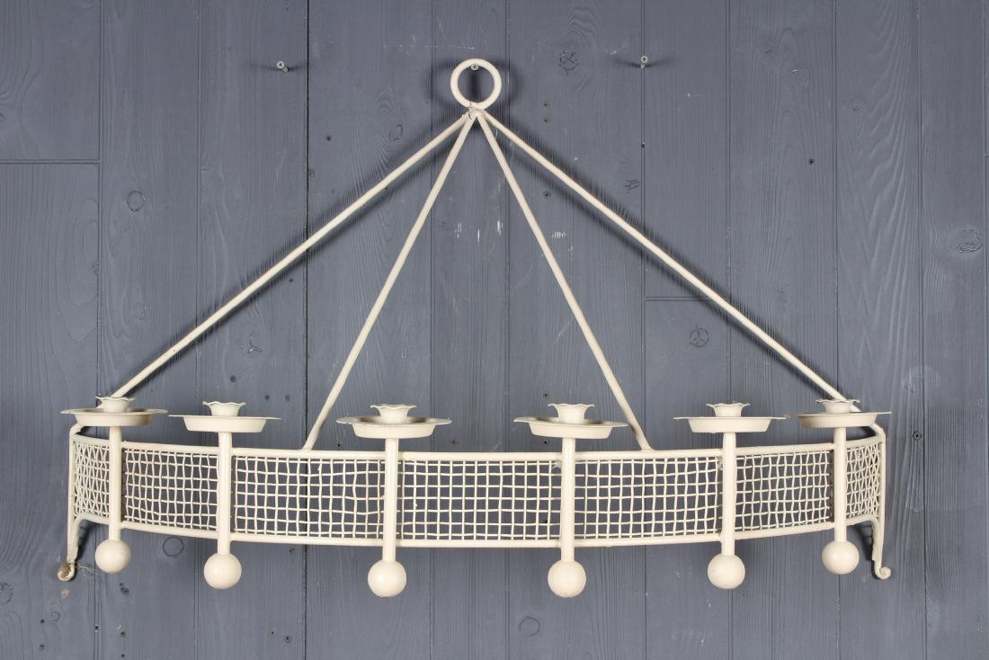 Wrought Iron Salterini Wall Hung Candelabra (1 of 4)