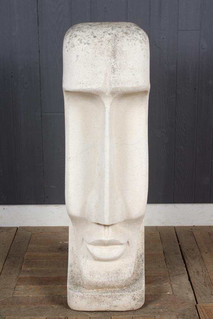 Cast Stone Easter Island Sculpture (1 of 4)