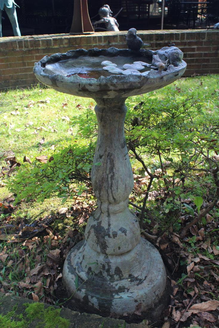 Bronze Birdbath (1 of 2)