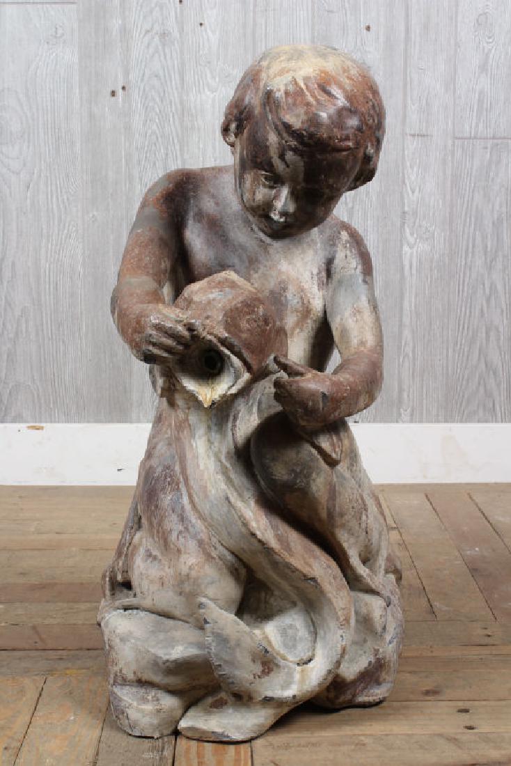 Cast Lead Merman Fountain (1 of 4)