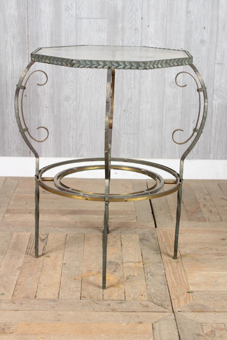 Bronze Glass Top Garden Table (1 of 3)