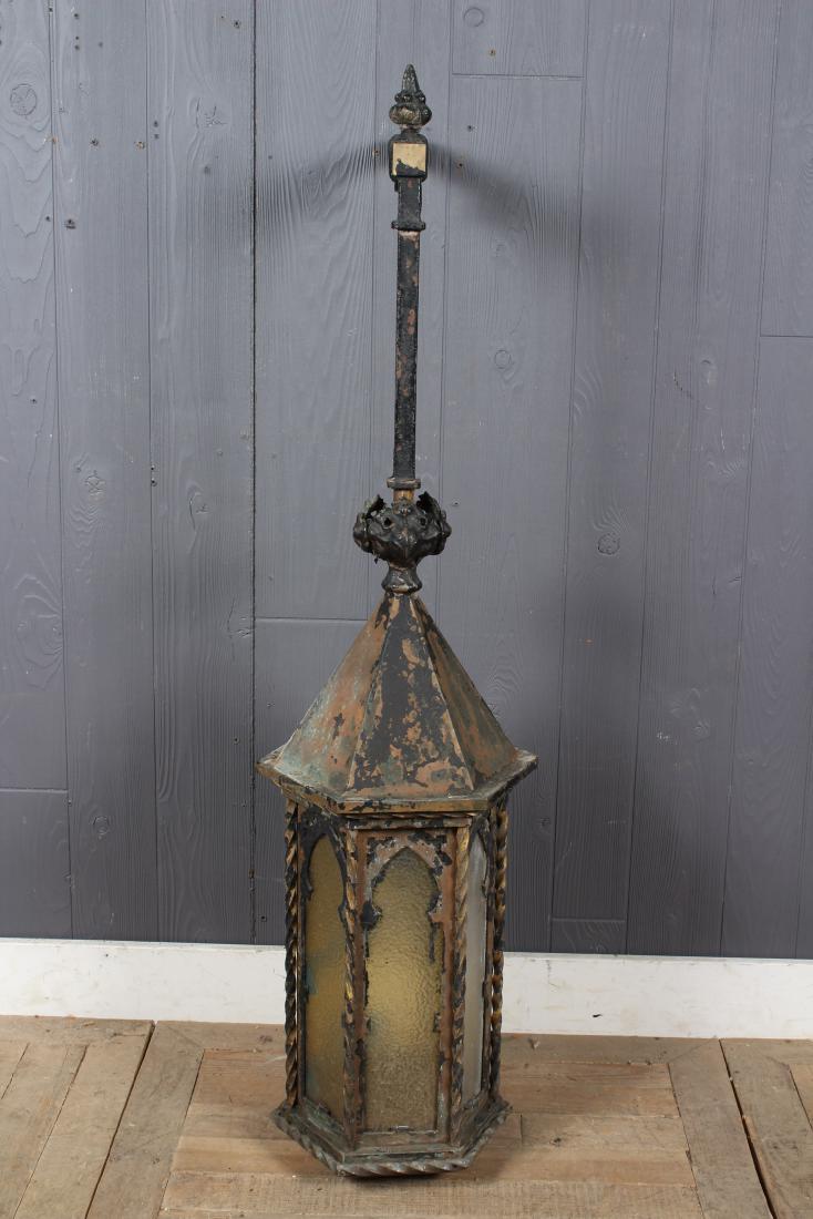 Wrought and Cast Iron Gothic Lantern (1 of 4)