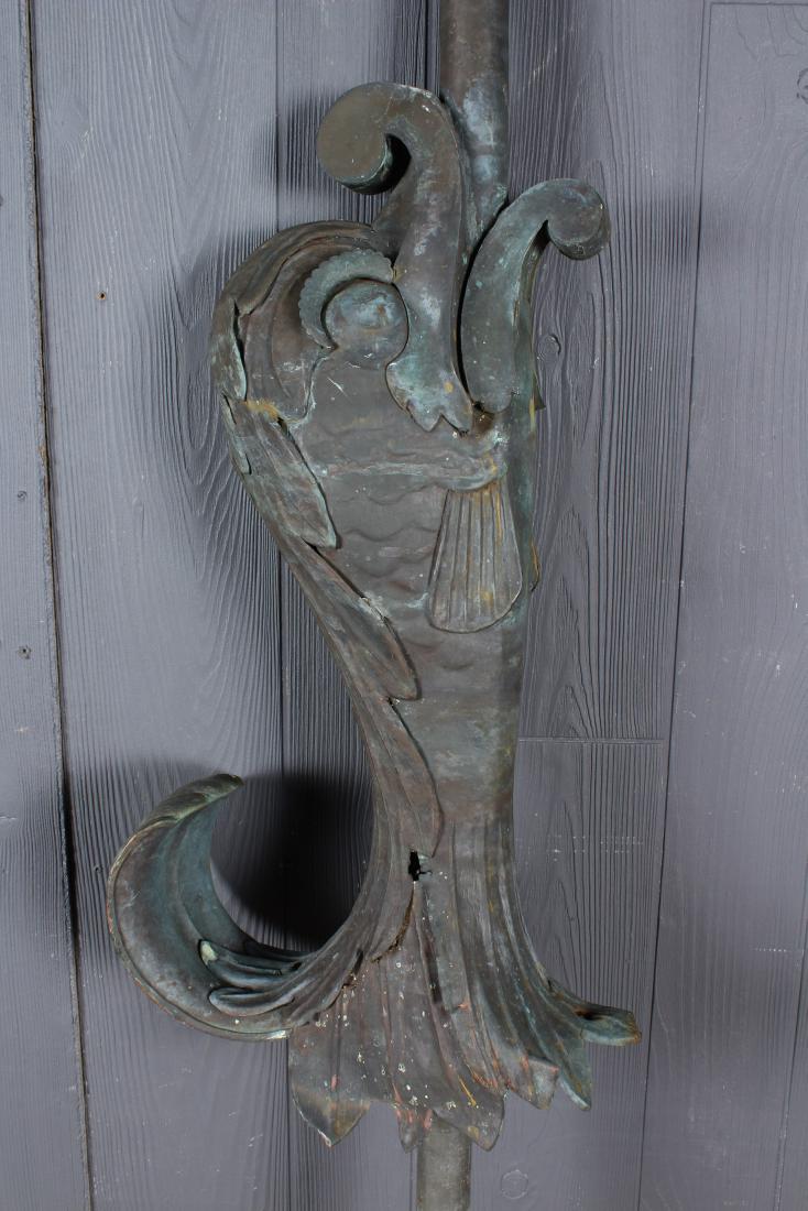Late 19th C. French Figural Copper Down Spout (1 of 6)
