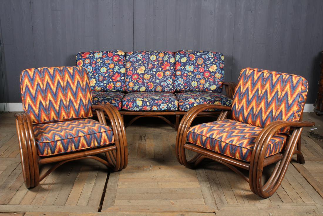 Ficks Reed Bamboo Suite - Sofa and Chairs (1 of 4)