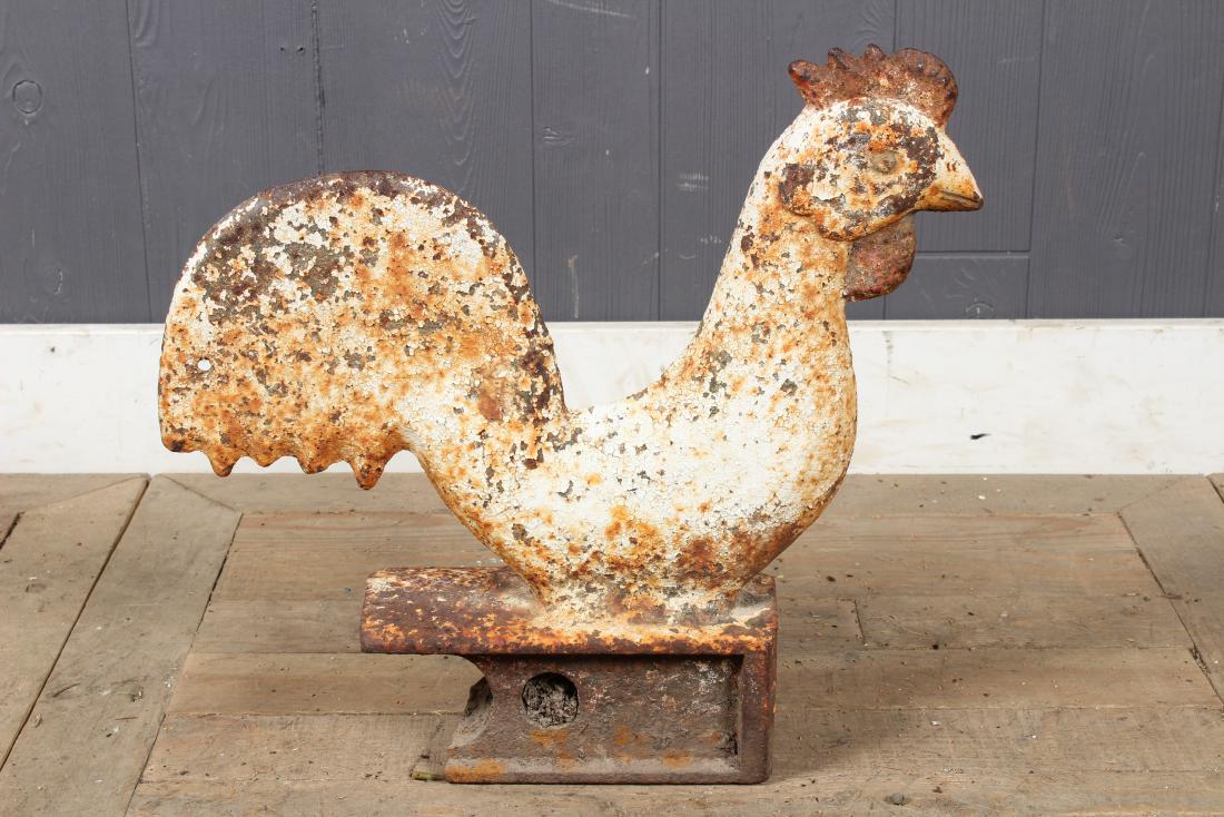 Rare 19th C Cast Iron Windmill Weight (1 of 4)