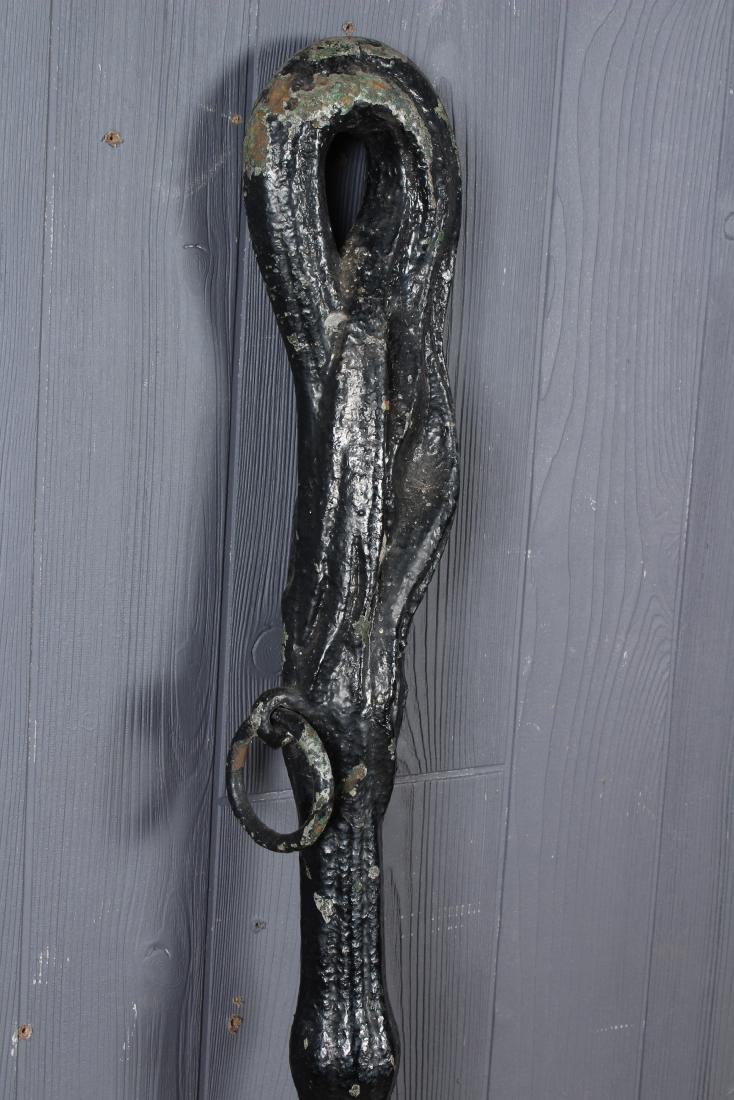 Late 19th C. American Cast Iron Hitching post (1 of 4)
