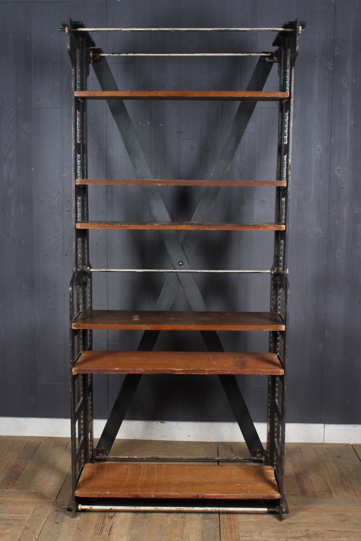 19th C. Cast Iron Library Bookcase May 08, 2019 Ashcroft and