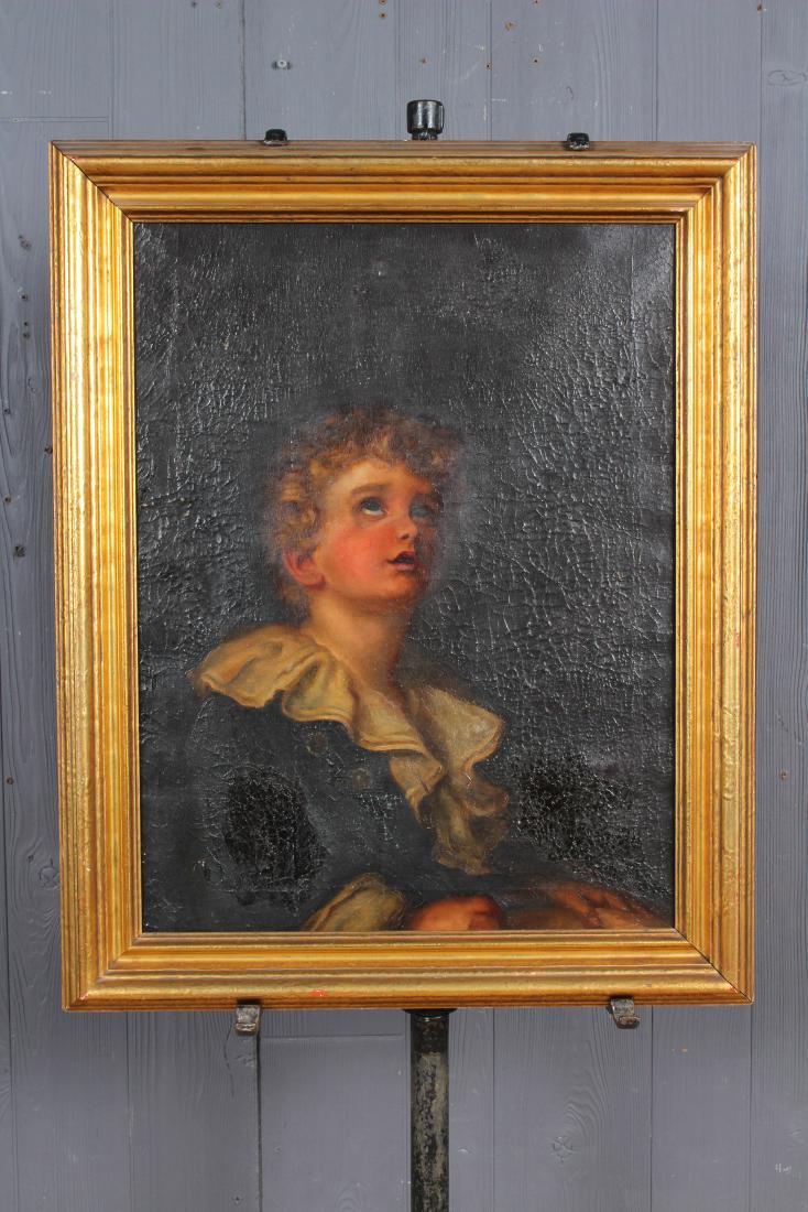 After Sir John Everett Millais Bubbles Painting: After Sir John Everett Millais Bubbles Painting, unsigned. Size: Framed: 26" H x 21" W x 2" D; Sight" 21.5" H x 16.5" W