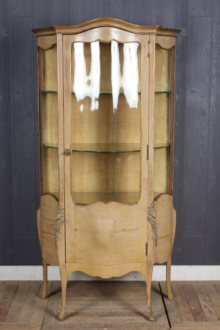 Louis XV Style Serpentine Vitrine (1 of 5)