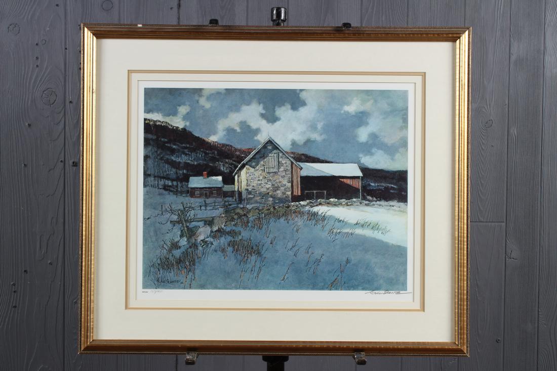 Eric Sloane - Winter Print, Signed and Numbered (1 of 4)