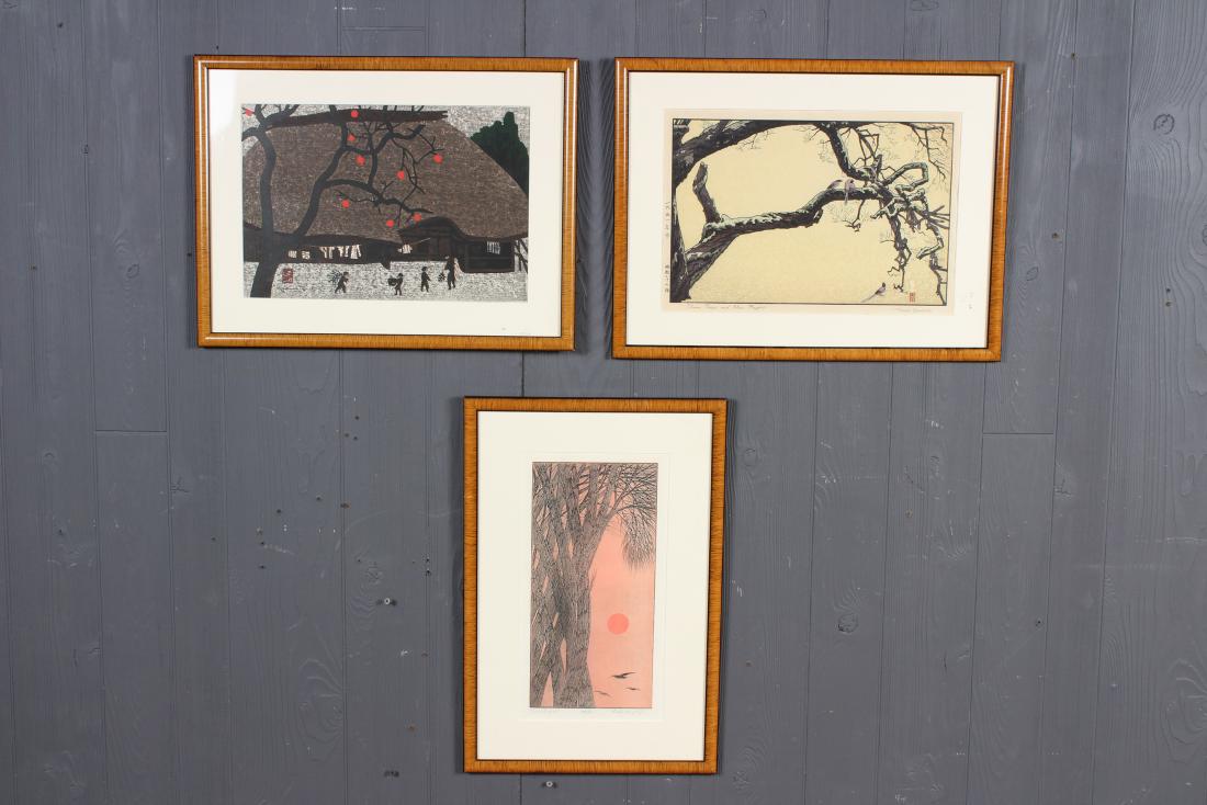 Modern Woodcuts, Toshi Yoshida, Saito, and Volpe (1 of 5)