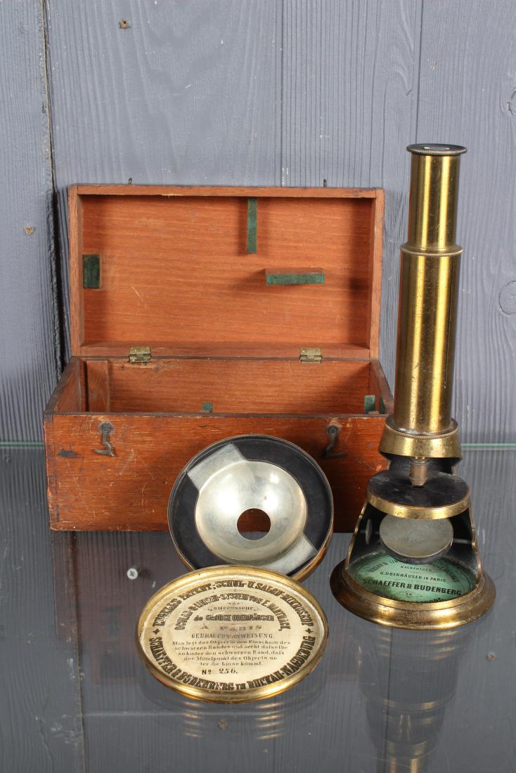 Antique French Portable Microscope (1 of 5)