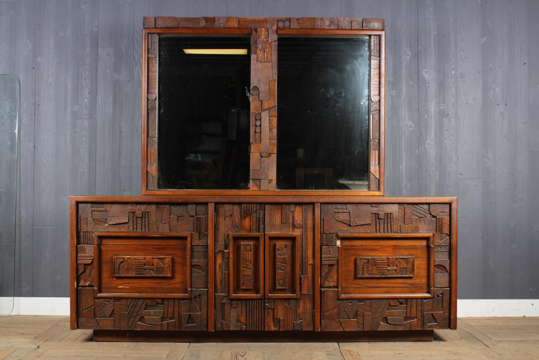 Brutalist Style Bedroom Set by Lane (1 of 7)