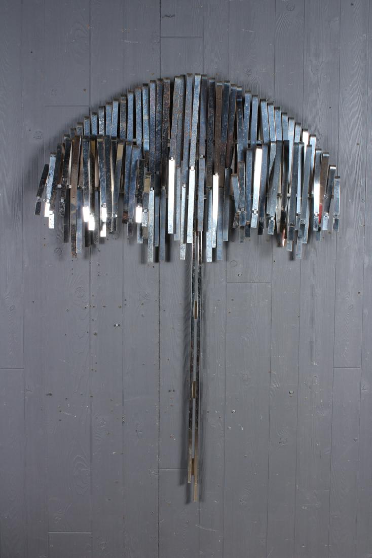 Curtis Jere Chrome Wall Sculpture (1 of 6)