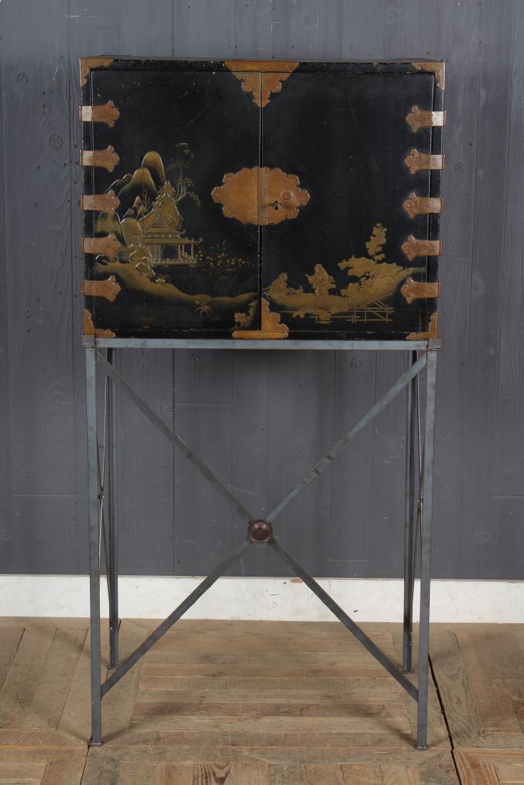 Chinoserie Collectors Cabinet on Regency Stand (1 of 5)