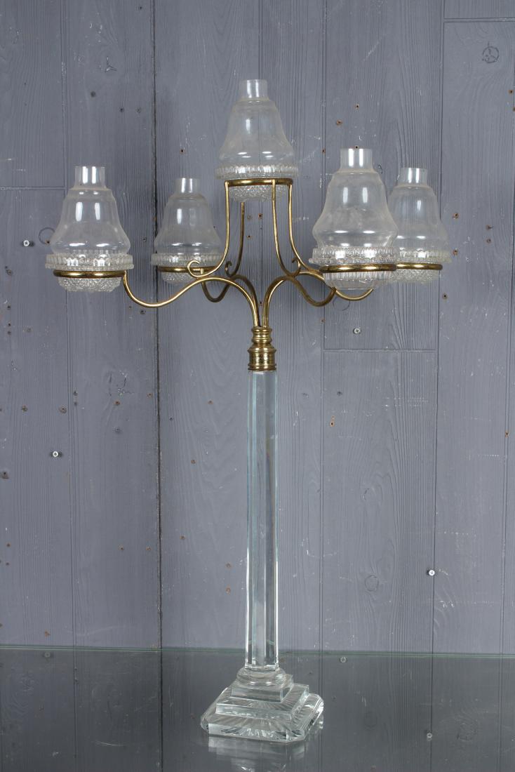 Large Cut Glass 5-Arm Fairy Lamp (1 of 6)