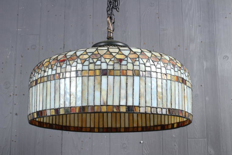 Leaded Glass Pendant Light Jul 17, 2019 Ashcroft and Moore LLC in PA
