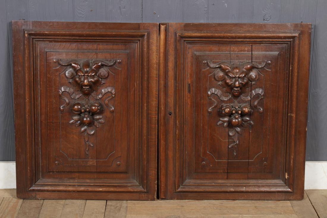 Pair Continental Relief Carved Panels (1 of 5)