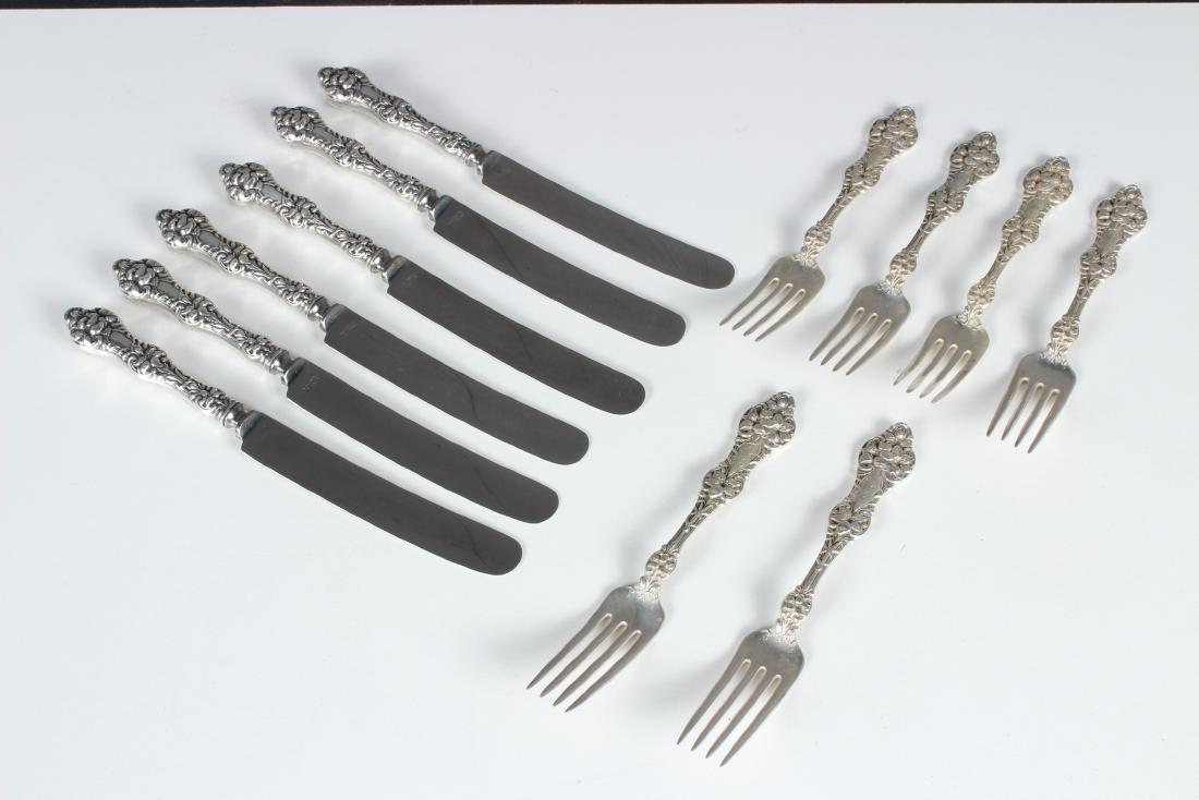 Alvin Sterling Orange Blossom Old Forks and Knives (1 of 6)