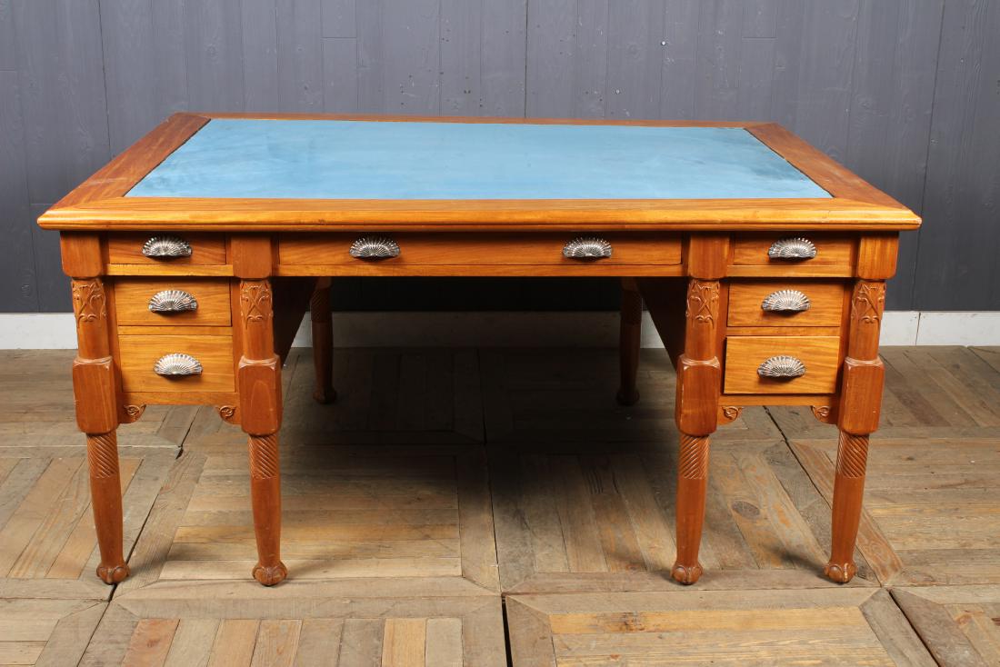 Art Nouveau Style Partners Desk (1 of 5)