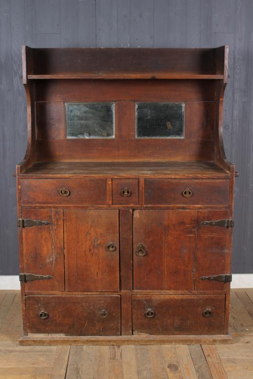 English Arts and Crafts Sideboard Cupboard (1 of 4)