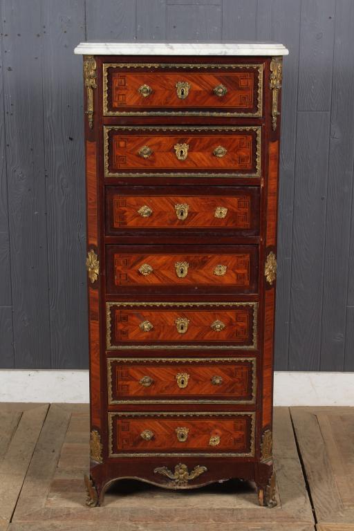 Marble Top Inlaid Semanier (1 of 4)