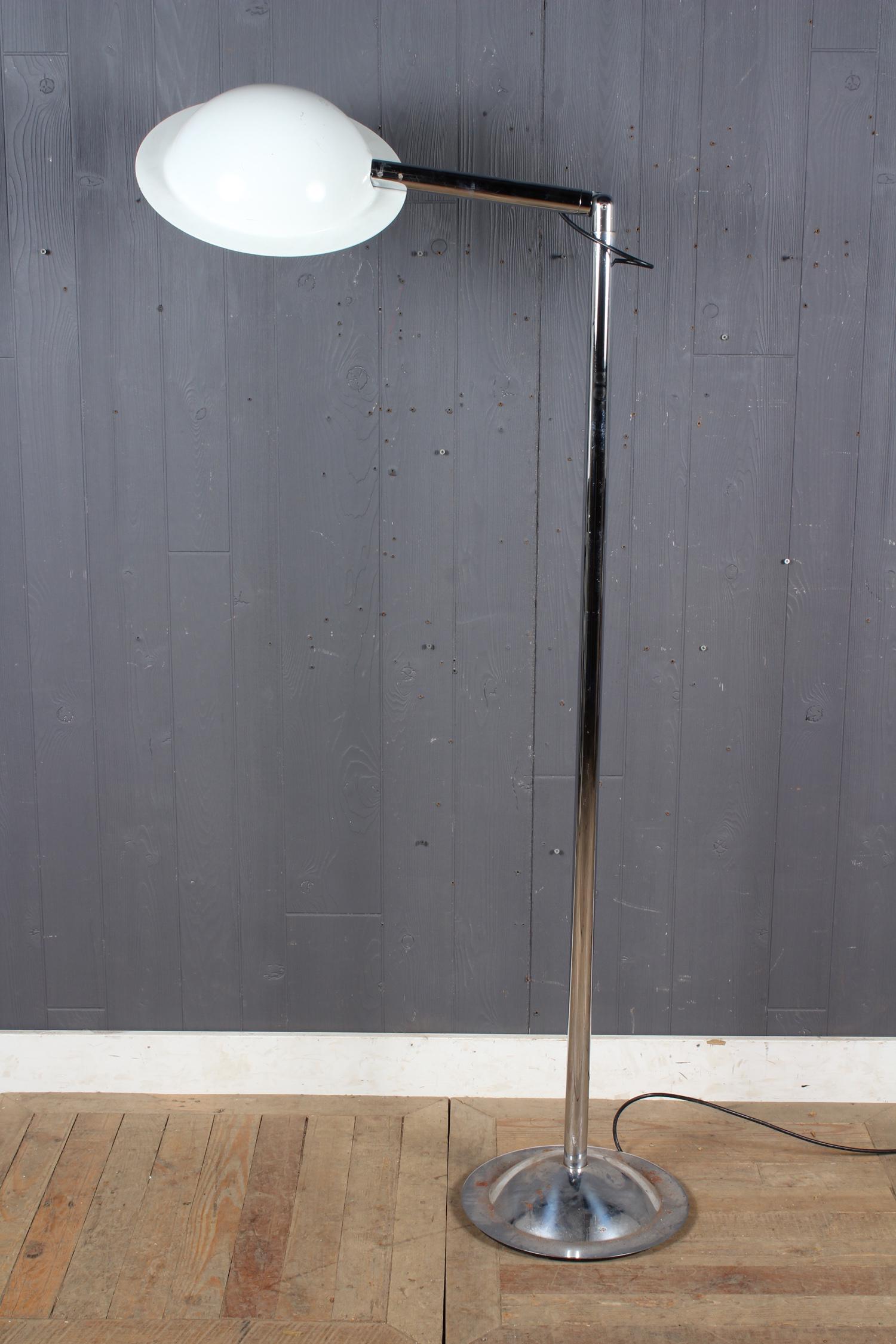 Mid Century Modern Chrome Standing Floor Lamp (1 of 5)