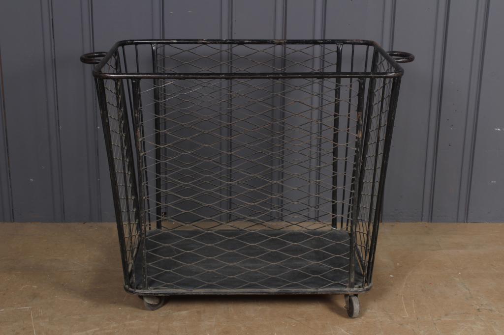 Steel Baguette Trolley: Steel Baguette Trolley. Size: 28" H x 36.5" W x 20.5" D.
