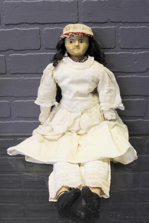 Wax Shoulder Head Doll (1 of 4)