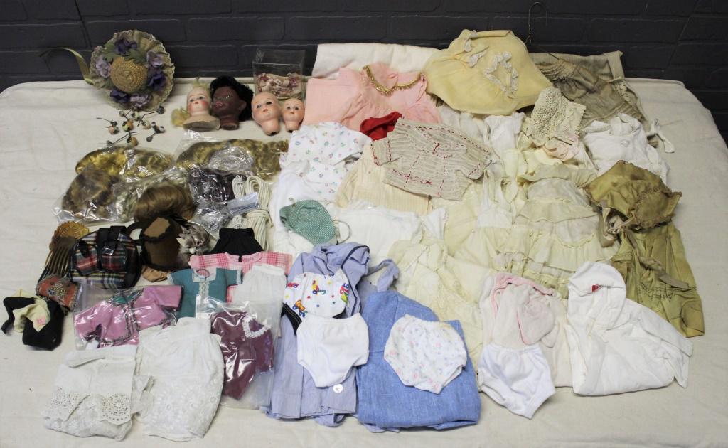 Assorted Doll Clothes, Accessories, Wigs (1 of 10)