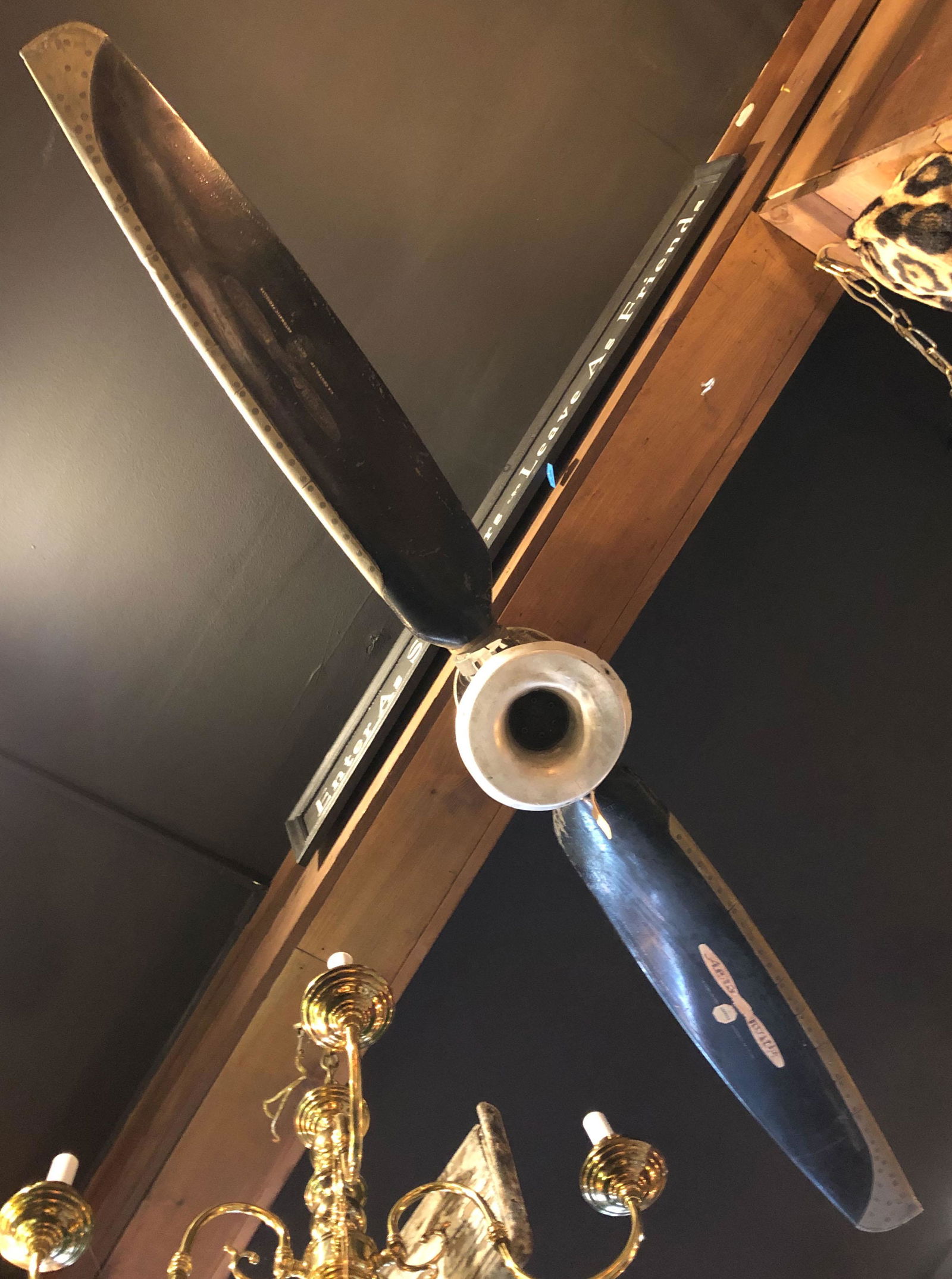 Vintage Koppers Aeromatic Aviation Propeller: Vintage Koppers Aeromatic Aviation Propeller. Size: 76" W x 9" Diameter Hub.