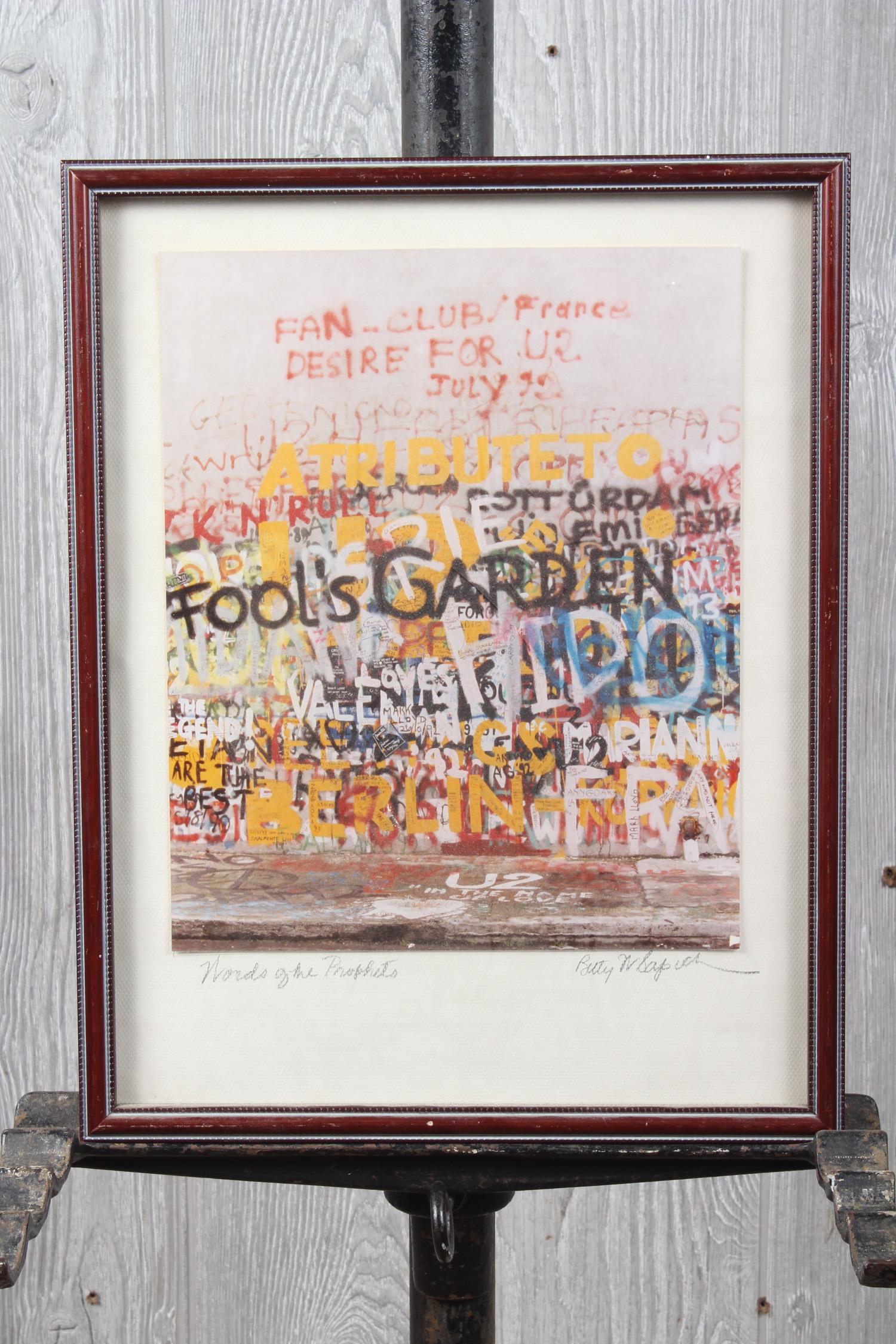 Berlin Wall Graffiti Photograph (1 of 4)