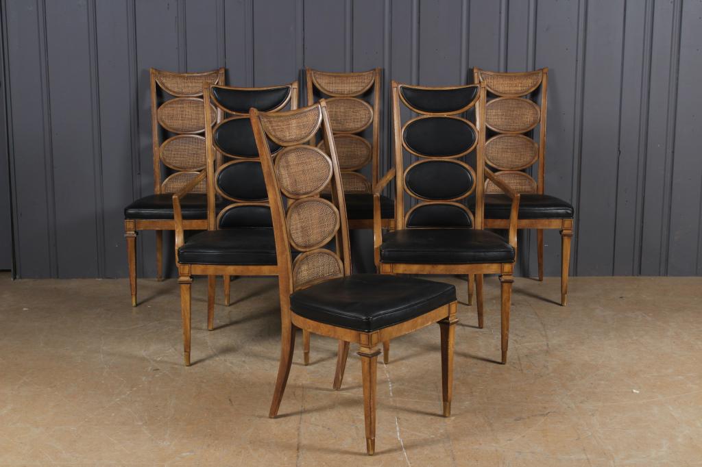 6 Hollywood Regency Style Dining Chairs (1 of 5)
