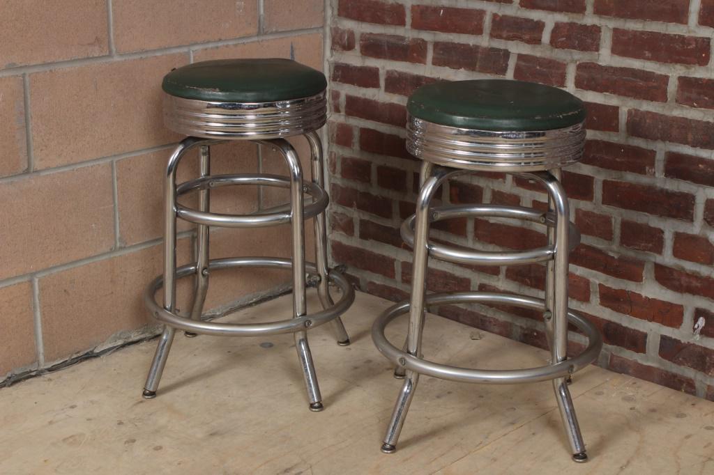 Pair Art Deco Style Stools (1 of 3)
