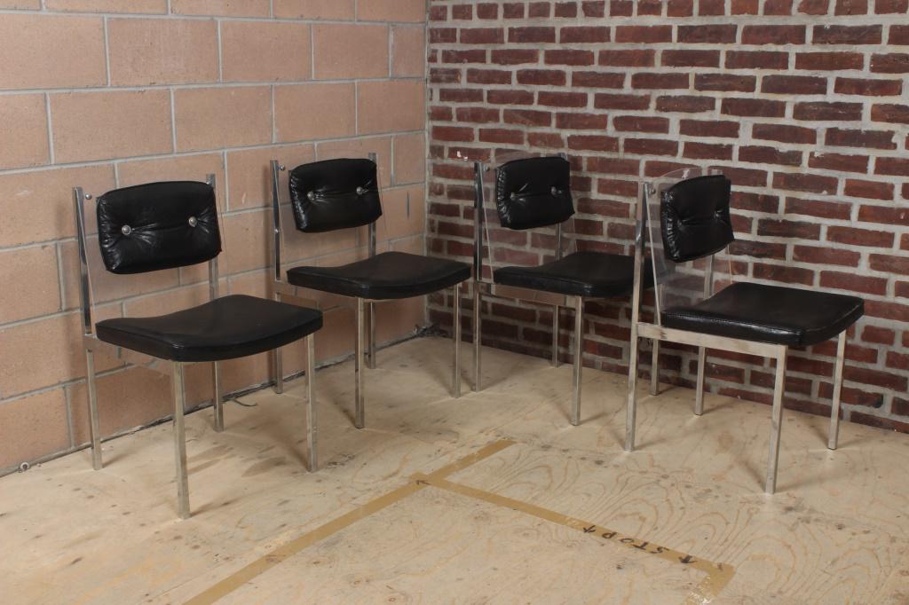 4 Labeled Brody Chairs: 4 Labeled Brody Chairs. Size: 32" H x 18" W x 20" D