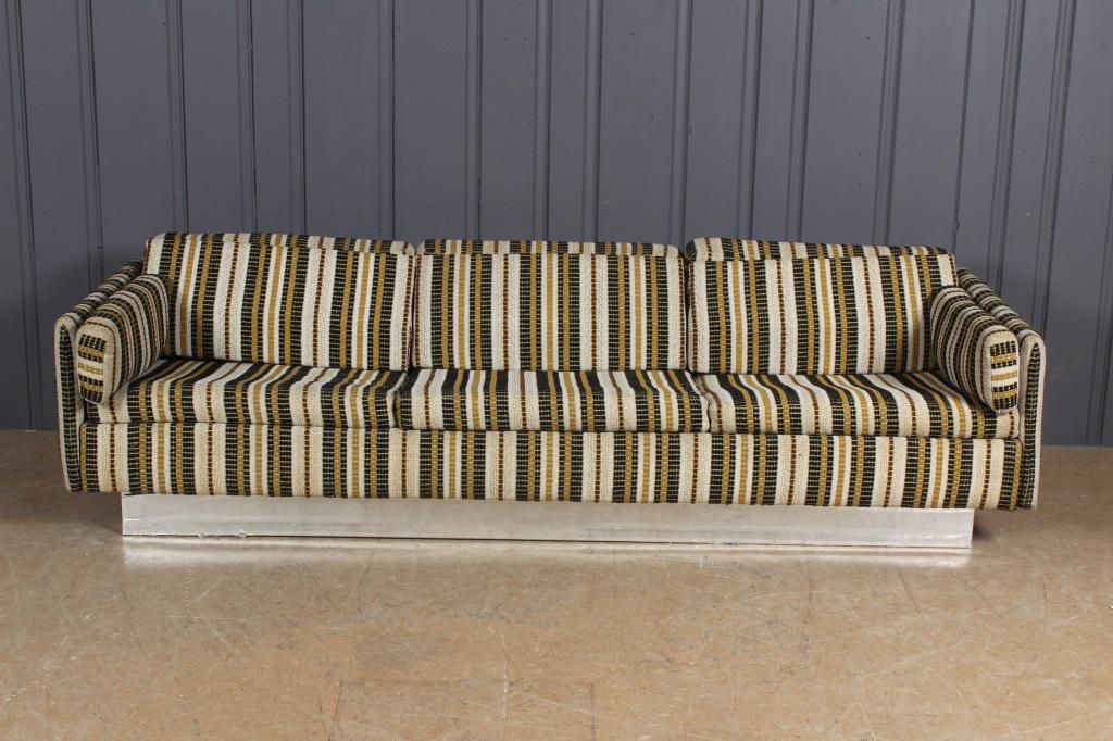 Labeled Founders Sofa: Labeled Founders Sofa. Size: 23.5" H x 84.5" W x 32" D