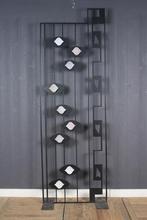 Modern Studio Made Iron and Pottery Room Divider (1 of 6)