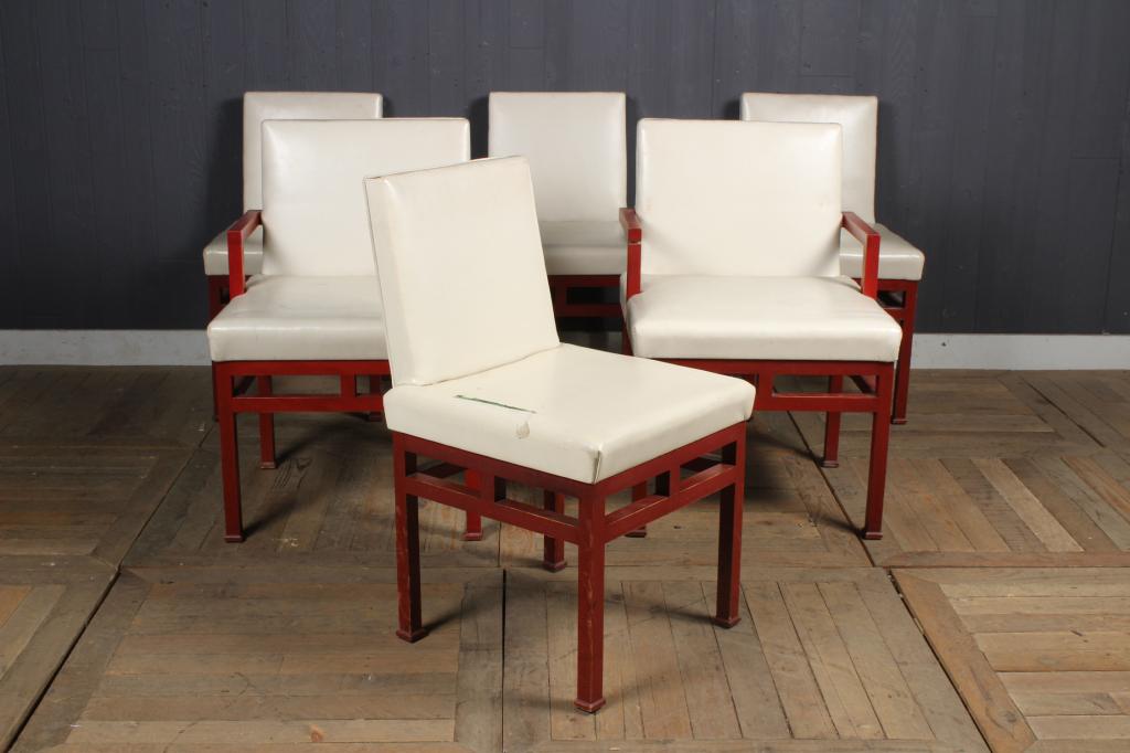 Suite of 6 James Mont Style Dining Chairs (1 of 5)