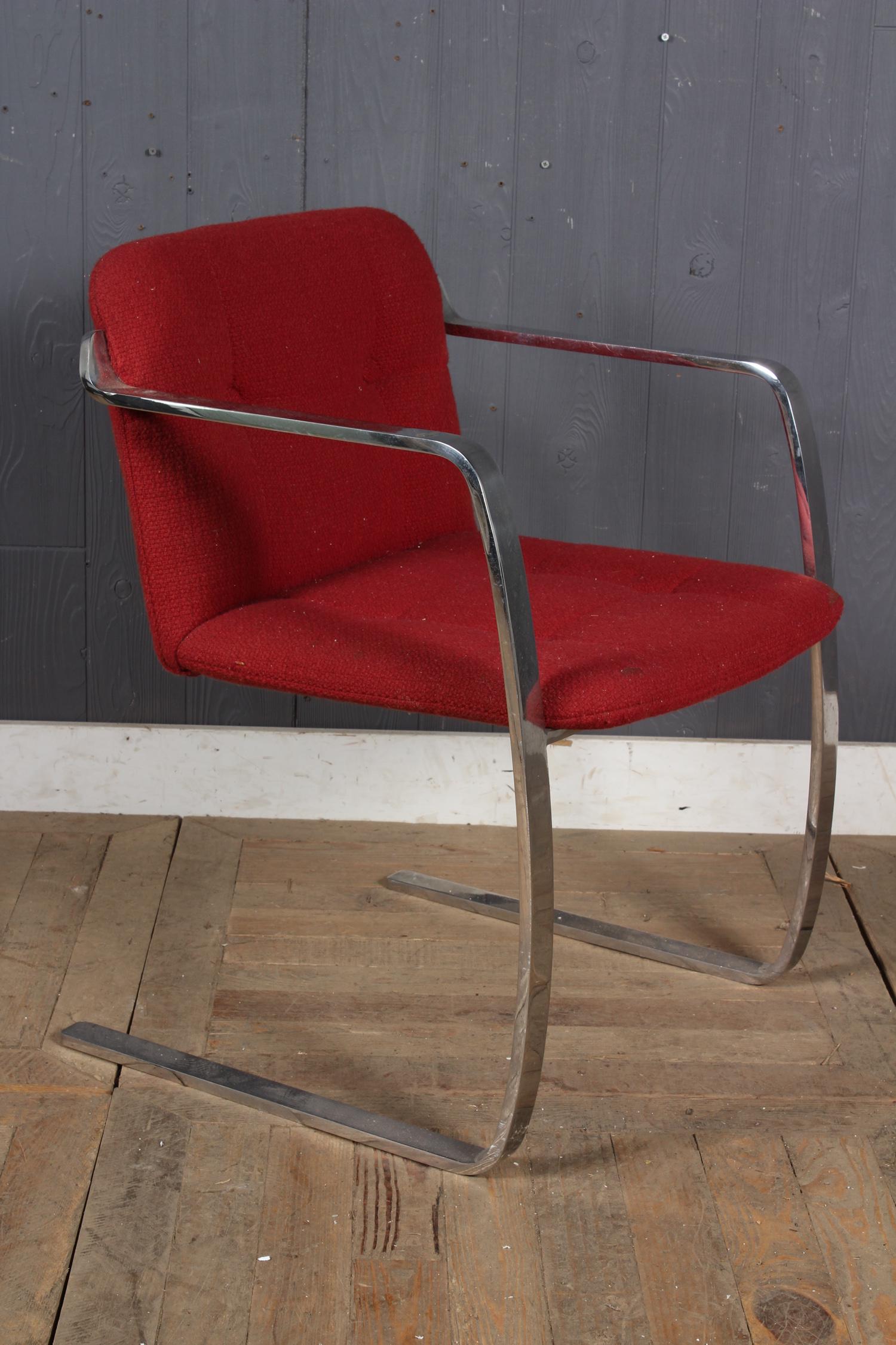Brno Chair: Brno Chair. Size: 29.5" H x 23" W x 22" D
