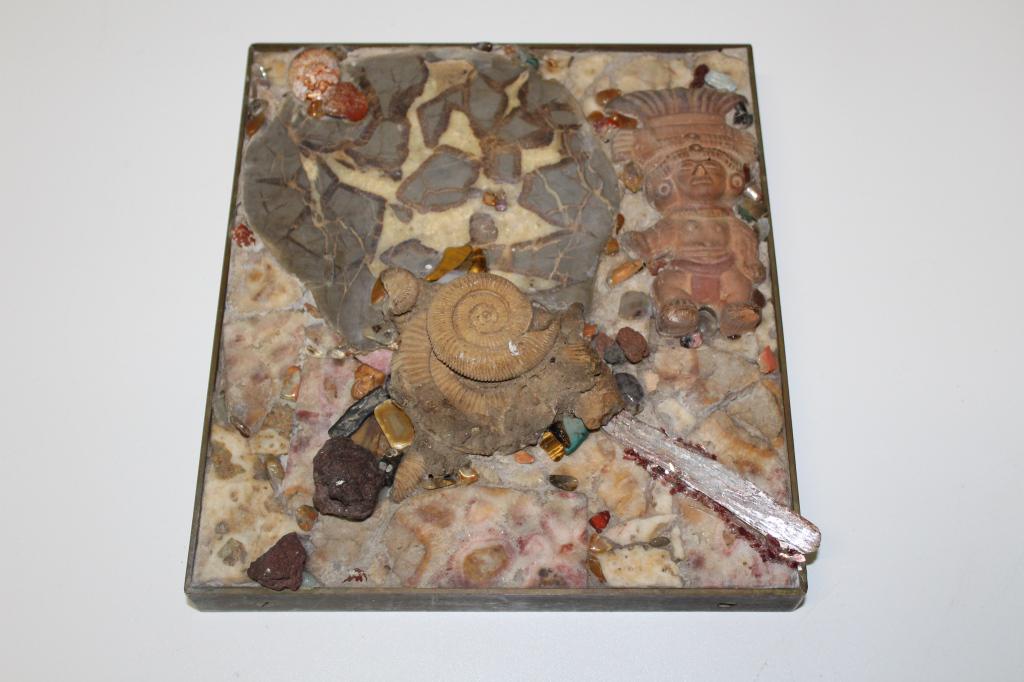 Artifacts Collage- Age of Miracles: Artifacts Collage- Age of Miracles Size: 91/2"L x 81/2"W x 1"D