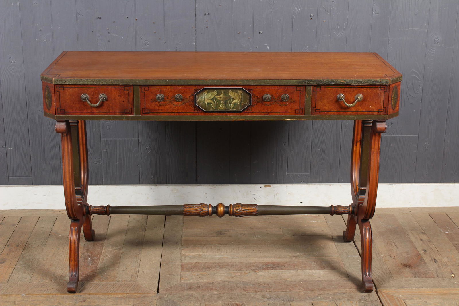 Adam Style Sofa Table with Wanamaker Label (1 of 7)