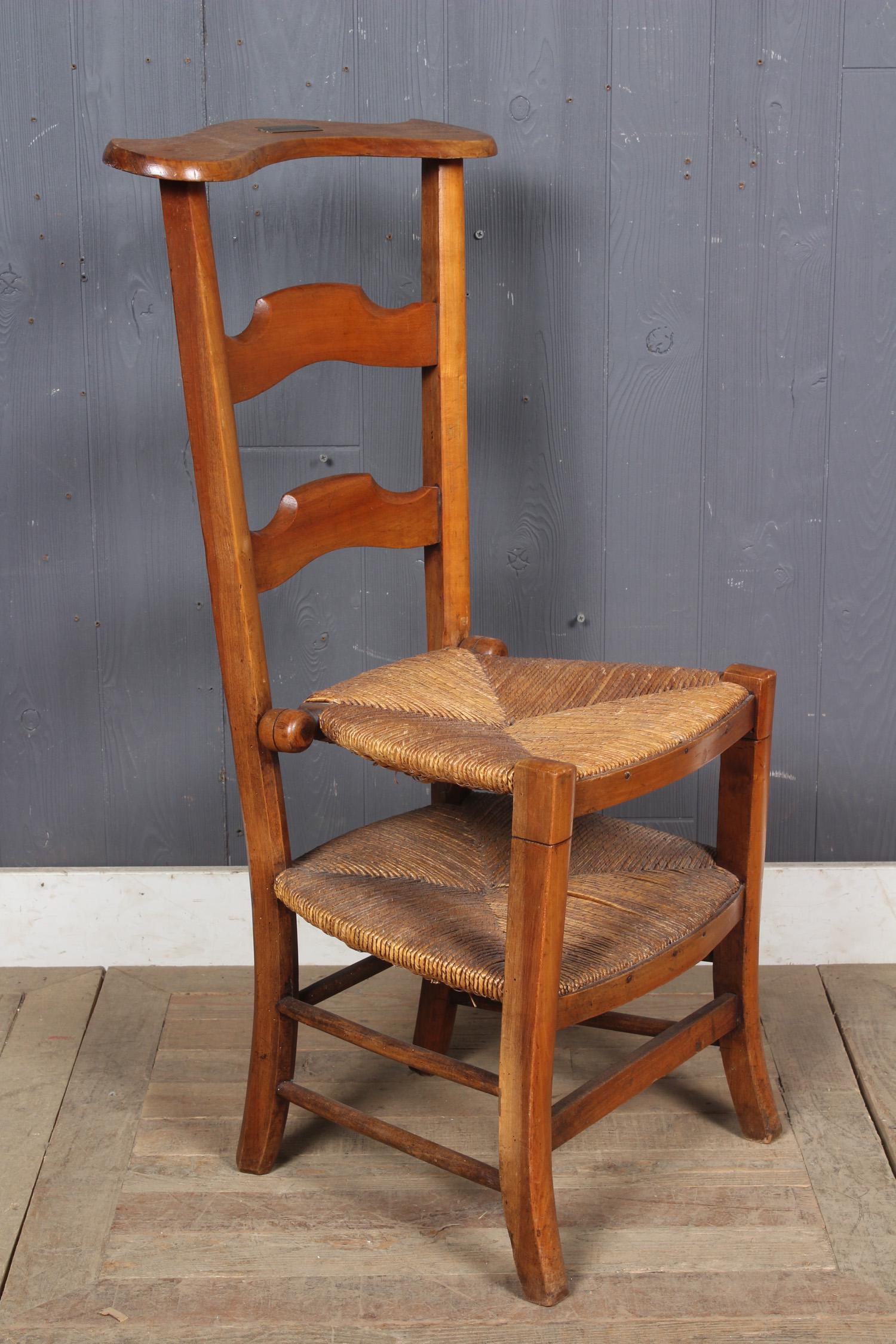 Antique French Metamorphic Chair and Prie Dieux (1 of 6)
