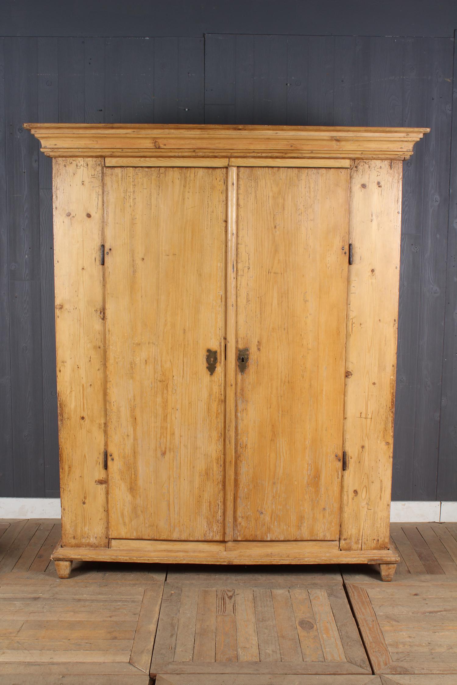 Continental Pitch Pine Armoire (1 of 4)