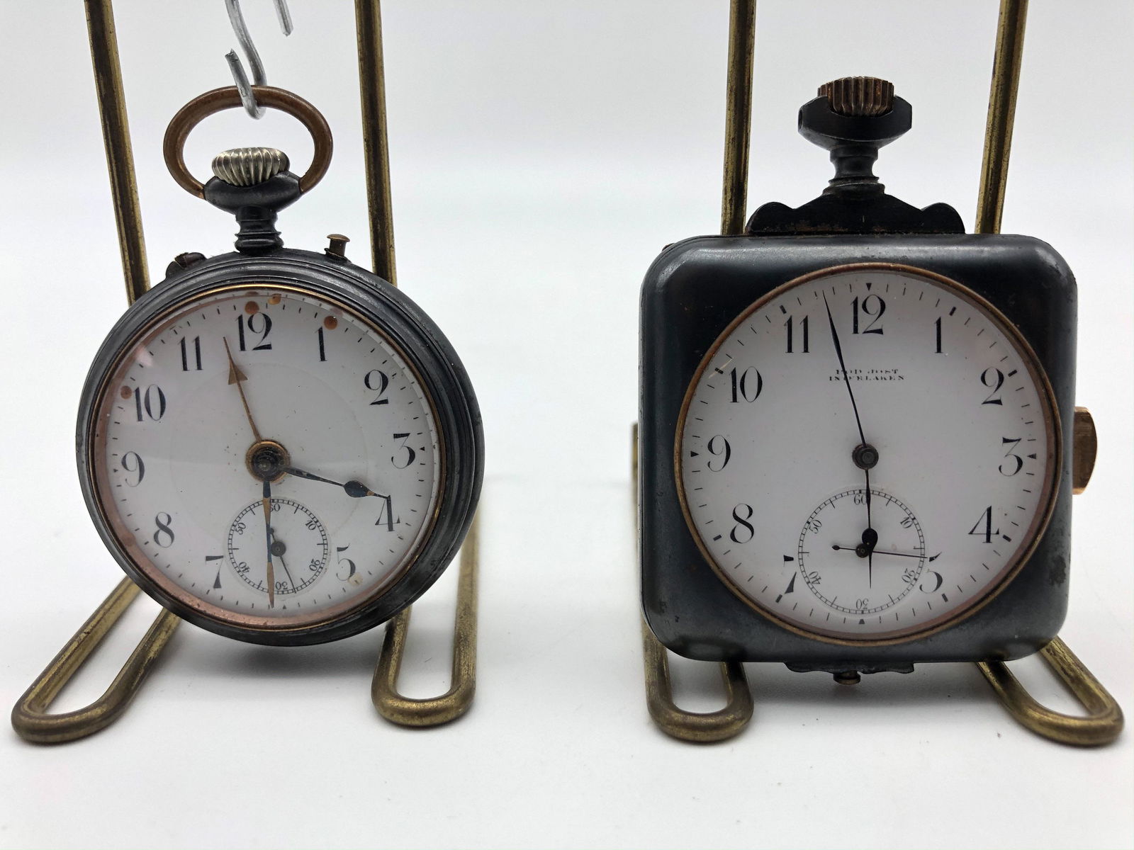 Lot of 2 Steel Case Repeaters: Lot of 2 Steel Case Repeaters. Including a Koehn Gun Metal Chiming Repeater.