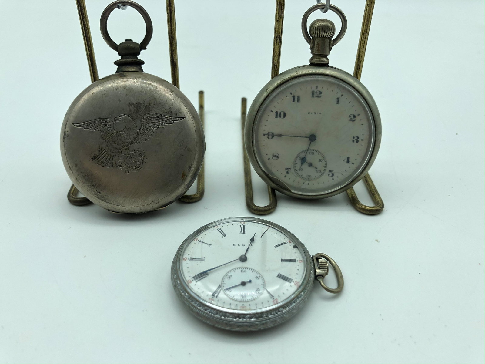 Lot of 3 Vintage Pocketwatches: Lot of 3 Vintage Pocketwatches