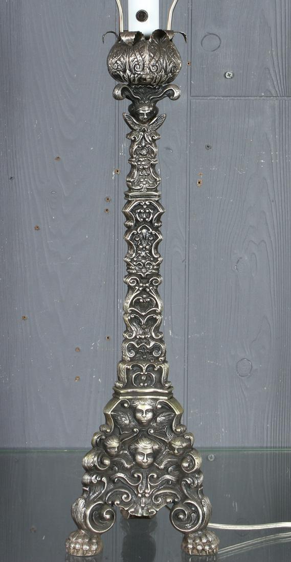 Baroque Style Altar Stick Cum Table Lamp (1 of 3)
