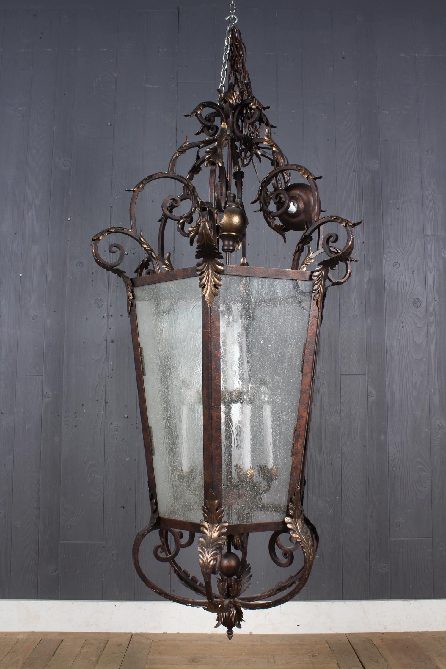 Good Wrought Iron French Style Lantern (1 of 5)