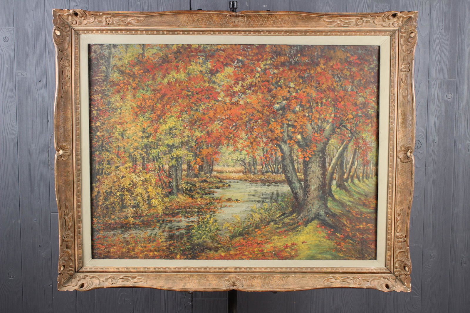 Impressionist Style Landscape Signed Ida Roberts (1 of 3)